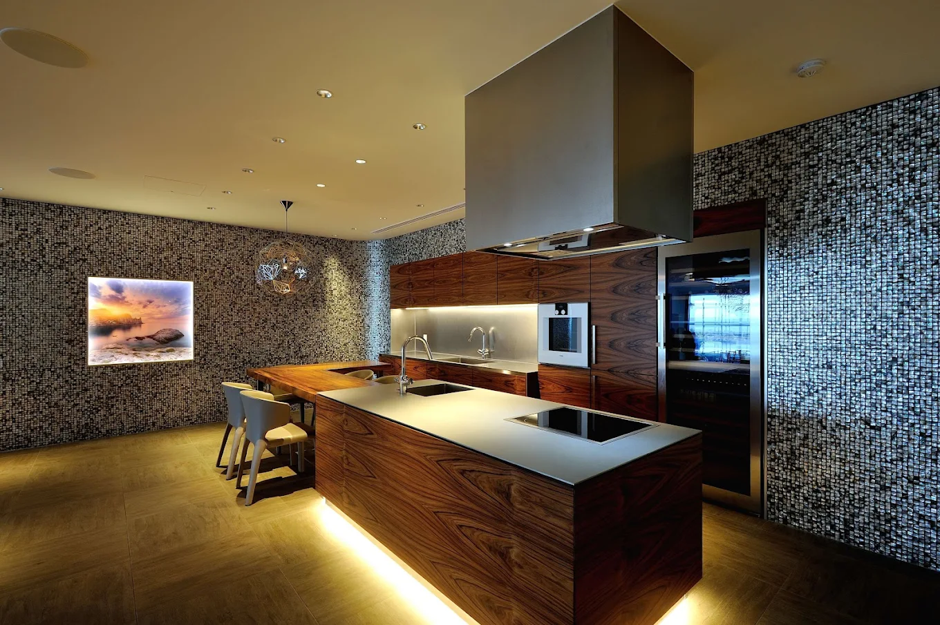 Contemporary Showroom Kitchen